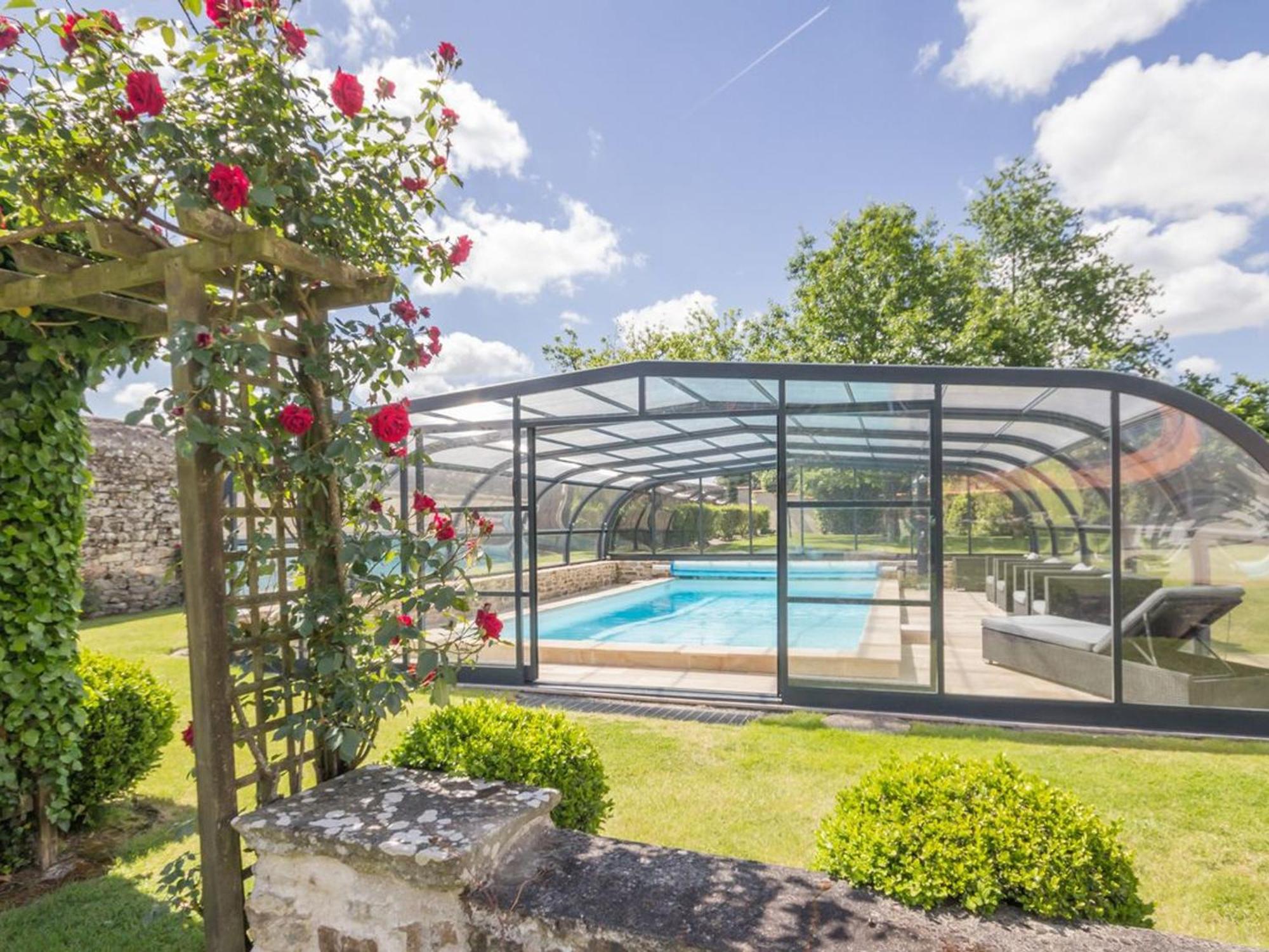 Gite De Charme Avec Piscine Chauffee Et Wifi - 2 Chambres - Fr-1-306-803 Chateauthebaud Exteriér fotografie